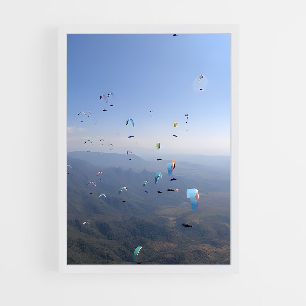 Poster Para-Passion – affiche Parapente (vue 3)